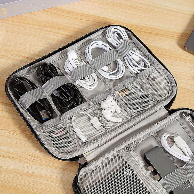1個入り ケーブル収納ケース 多機能ポケット付き 電子機器ア - Office Tech Gear のレビューと価格