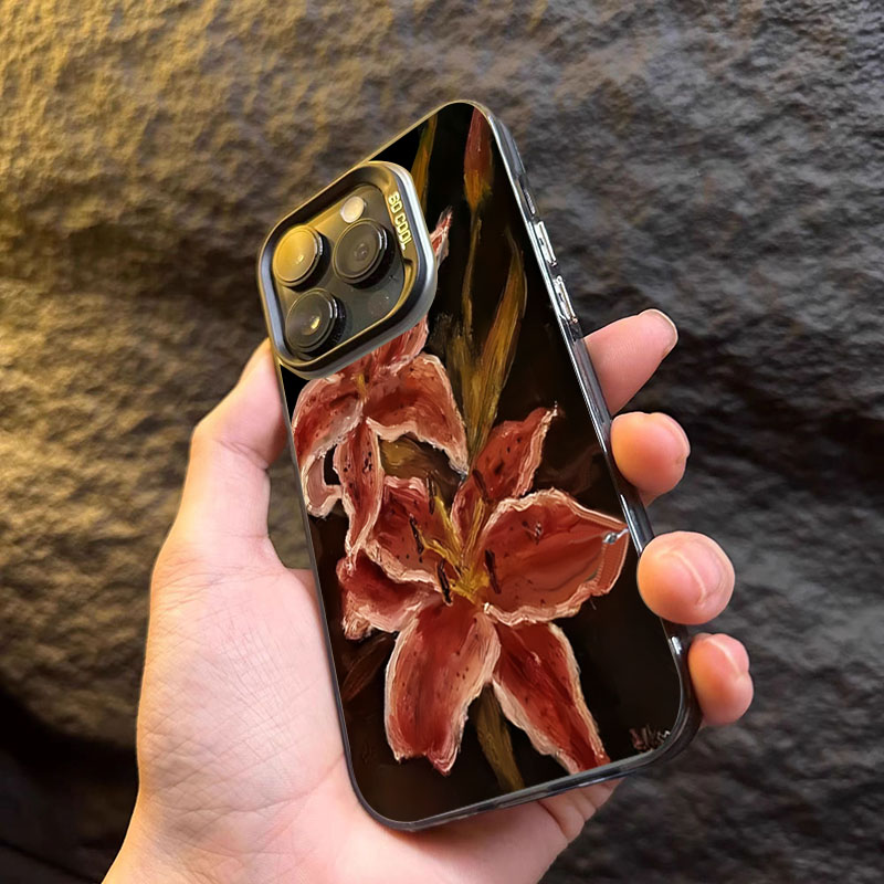 油絵ユリの花レトロ柄スマホケース Xiaomi 14T/Xi - Receipt Printer Thermal のレビューと価格