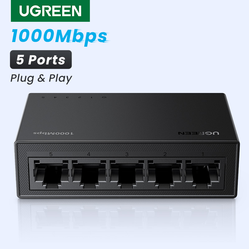 Ugreen-ミニイーサネットスイッチ,ルーター用のすべての - Power Over Ethernet のレビューと価格