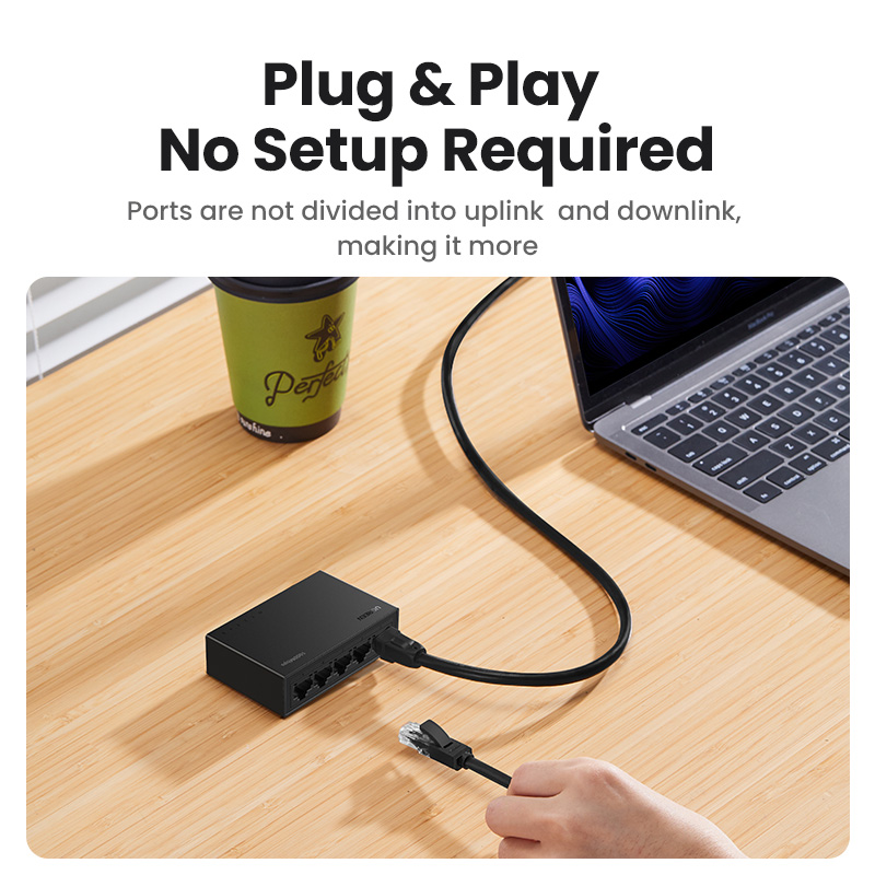 Ugreen-ミニイーサネットスイッチ,ルーター用のすべての - Power Over Ethernet のレビューと価格